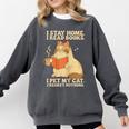 I Stay Home I Read Books I Pet My Cat I Regret Nothing Women Comfort Colors Sweatshirt Pepper I Stay Home I Read Books I Pet My Cat I Regret Nothing Women Comfort Colors Sweatshirt Pepper