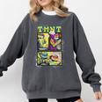 Teenage Mutant Ninja Turtles Retro Neon Comic Book Panels Comfort Colors Sweatshirt Pepper
