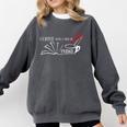 Thriller Book Fan Coffee With A Side Of Murder Comfort Colors Sweatshirt Pepper
