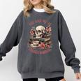 You Had Me At Trigger Warning Dark Romance Smutt Book Reader Comfort Colors Sweatshirt Pepper