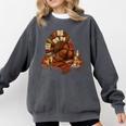 Turkey Reading Books Fall Season Thanksgiving Teacher Book Comfort Colors Sweatshirt Pepper Turkey Reading Books Fall Season Thanksgiving Teacher Book Comfort Colors Sweatshirt Pepper