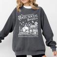 Unapologetically Antisocial Book Club Meets Weekly Retro Comfort Colors Sweatshirt Pepper Unapologetically Antisocial Book Club Meets Weekly Retro Comfort Colors Sweatshirt Pepper