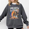 Unearth A Story Rainbow Treasure Book Comfort Colors Sweatshirt Pepper
