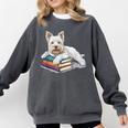 West Highland Terrier Books Dog Breed Westie Comfort Colors Sweatshirt Pepper West Highland Terrier Books Dog Breed Westie Comfort Colors Sweatshirt Pepper