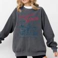 Western Book Love Cowboy Reader Bookish Bookworm Cowgirl Comfort Colors Sweatshirt Pepper