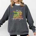 Wild About Reading Books Lovers Novelty Bookworm Library Day Comfort Colors Sweatshirt Pepper Wild About Reading Books Lovers Novelty Bookworm Library Day Comfort Colors Sweatshirt Pepper