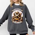 Wise Owl Reading Books Comfort Colors Sweatshirt Pepper