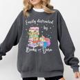 Yarn Quote Easily Distracted By Books And Yarn Reader Comfort Colors Sweatshirt Pepper Yarn Quote Easily Distracted By Books And Yarn Reader Comfort Colors Sweatshirt Pepper