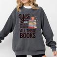 Yes I Really Do Need All These Books Coffee Comfort Colors Sweatshirt Pepper Yes I Really Do Need All These Books Coffee Comfort Colors Sweatshirt Pepper