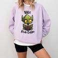 100 Book Goblin Cute Book Reader And Library Lover Comfort Colors Sweatshirt Crimson