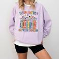 100 Days In The Books Reading Teacher 100th Day Of School Comfort Colors Sweatshirt Crimson 100 Days In The Books Reading Teacher 100th Day Of School Comfort Colors Sweatshirt Crimson