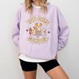 100 Days Of School Cute Puppies And Books Comfort Colors Sweatshirt Crimson