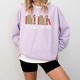 6 7 If You Know You Know Book Lover Six Seven Meme Comfort Colors Sweatshirt Crimson