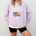 67 Read Every Night Quote For Book Lovers &Coffee Fans Comfort Colors Sweatshirt Crimson
