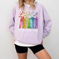 8647 Foxtrots Tangos Deltas Book Flower Resist Book Lovers Comfort Colors Sweatshirt Crimson