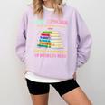 Abibliophobia Book Lovers Graphic Comfort Colors Sweatshirt Crimson