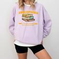 Abibliophobia Perfect For Young Book Lover Bookworm Reader Comfort Colors Sweatshirt Crimson Abibliophobia Perfect For Young Book Lover Bookworm Reader Comfort Colors Sweatshirt Crimson