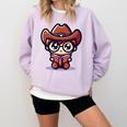 Adorable Book Lover Cowboy With Reading Glasses Cute Comfort Colors Sweatshirt Crimson Adorable Book Lover Cowboy With Reading Glasses Cute Comfort Colors Sweatshirt Crimson
