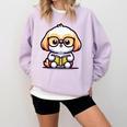 Adorable Book Lover Shih Tzu With Reading Glasses Cute Comfort Colors Sweatshirt Crimson Adorable Book Lover Shih Tzu With Reading Glasses Cute Comfort Colors Sweatshirt Crimson