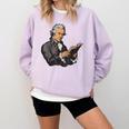 Alexander Hamilton Reading A Book Comfort Colors Sweatshirt Crimson Alexander Hamilton Reading A Book Comfort Colors Sweatshirt Crimson