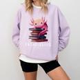 Axolotl Book Lover Librarian Reading Library Readers Comfort Colors Sweatshirt Crimson Axolotl Book Lover Librarian Reading Library Readers Comfort Colors Sweatshirt Crimson