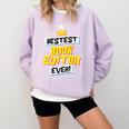 Best Book Editor Job Occupation Premium Tri-Blend Comfort Colors Sweatshirt Crimson