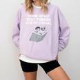 Some Of My Best Friends Are Fictional Book Lover Nerd Comfort Colors Sweatshirt Crimson