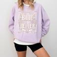 The Book Is Always Better Reader Preference Comfort Colors Sweatshirt Crimson The Book Is Always Better Reader Preference Comfort Colors Sweatshirt Crimson