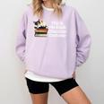 This Is My Book Character Costume Cat Men Women Kids Reading Comfort Colors Sweatshirt Crimson