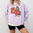 This Is My Book Character Costume- Pigeon Kids Reading Comfort Colors Sweatshirt Crimson