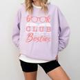 Book Club With My Besties Comfort Colors Sweatshirt Crimson
