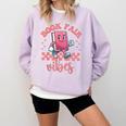 Book Fair Vibes School Librarian Retro 70s Reading Bookworm Comfort Colors Sweatshirt Crimson Book Fair Vibes School Librarian Retro 70s Reading Bookworm Comfort Colors Sweatshirt Crimson