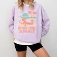 Book Girl Summer Book Reading Retro Sunset Comfort Colors Sweatshirt Crimson Book Girl Summer Book Reading Retro Sunset Comfort Colors Sweatshirt Crimson