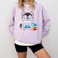 Book Lover Reading Husky Dog Comfort Colors Sweatshirt Crimson