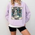 Book Lover Skeleton Reading Love Books Not People Comfort Colors Sweatshirt Crimson Book Lover Skeleton Reading Love Books Not People Comfort Colors Sweatshirt Crimson