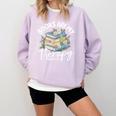 Book Are My Therapy Aesthetic Bookish Reading Comfort Colors Sweatshirt Crimson Book Are My Therapy Aesthetic Bookish Reading Comfort Colors Sweatshirt Crimson