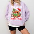 Book Reading Just Waiting For Christmas Gingerbread Comfort Colors Sweatshirt Crimson Book Reading Just Waiting For Christmas Gingerbread Comfort Colors Sweatshirt Crimson