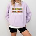 Bookcase Driving My Husband Crazy One Book At A Time Comfort Colors Sweatshirt Crimson
