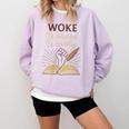 And Booked Afro Literary Pride Book Club Culture Comfort Colors Sweatshirt Crimson