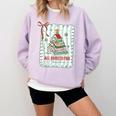 All Booked For Christmas Book Xmas Tree Coquette Bow Lights Comfort Colors Sweatshirt Crimson All Booked For Christmas Book Xmas Tree Coquette Bow Lights Comfort Colors Sweatshirt Crimson