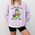 All Booked For Mardi Gras Crocodile Reading Book Teacher Comfort Colors Sweatshirt Crimson All Booked For Mardi Gras Crocodile Reading Book Teacher Comfort Colors Sweatshirt Crimson