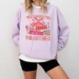 All Booked For Valentines Book Lovers Teacher Kid Valentines Comfort Colors Sweatshirt Crimson