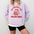 All Booked For Valentines Bow Heart Book Lover Valentine Day Comfort Colors Sweatshirt Crimson All Booked For Valentines Bow Heart Book Lover Valentine Day Comfort Colors Sweatshirt Crimson