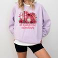 All Booked For Valentines Coquette Bow Book Lover Bookworm Comfort Colors Sweatshirt Crimson All Booked For Valentines Coquette Bow Book Lover Bookworm Comfort Colors Sweatshirt Crimson