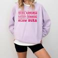 Bookish Romance Tropes Book Club Reader Spicy Book Lover Comfort Colors Sweatshirt Crimson