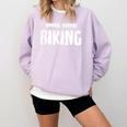 Books Coffee Biking Comfort Colors Sweatshirt Crimson
