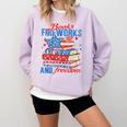 Books Fireworks And Freedom 4th Of July Book Lover Comfort Colors Sweatshirt Crimson Books Fireworks And Freedom 4th Of July Book Lover Comfort Colors Sweatshirt Crimson