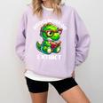 Books Never Go Extinct Reading Dinosaur Bookish Nerdy Comfort Colors Sweatshirt Crimson Books Never Go Extinct Reading Dinosaur Bookish Nerdy Comfort Colors Sweatshirt Crimson
