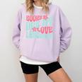 Books Are My Love Language Book Lover Reading Comfort Colors Sweatshirt Crimson