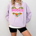 Books Are My Love Language Valentine's Day Reading Lover Comfort Colors Sweatshirt Crimson Books Are My Love Language Valentine's Day Reading Lover Comfort Colors Sweatshirt Crimson
